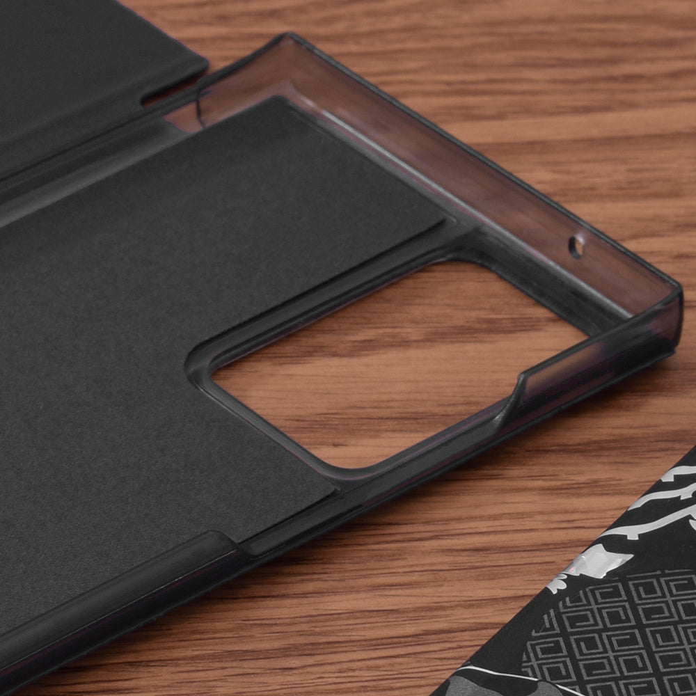 Husa de protectie Techsuit eFold Series compatibila cu Samsung Galaxy Note 20 Ultra, acoperire spate, negru