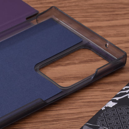 Husa de protectie Techsuit eFold Series compatibila cu Samsung Galaxy Note 20 Ultra, acoperire spate, mov