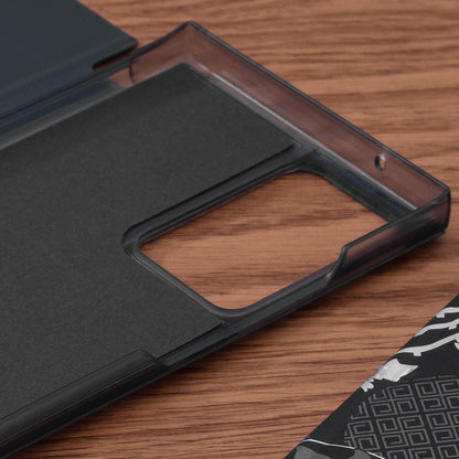Husa de protectie Techsuit eFold Series compatibila cu Samsung Galaxy Note 20 Ultra 5G, acoperire spate, albastru