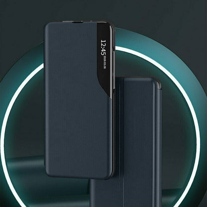 Husa de protectie Techsuit eFold Series compatibila cu Samsung Galaxy Note 20 Ultra 5G, acoperire spate, albastru
