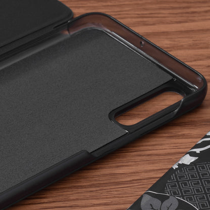 Husa de protectie Techsuit eFold Series compatibila cu Samsung Galaxy A32 4G, acoperire spate, negru