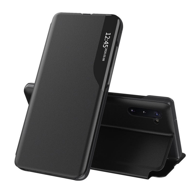 Husa de protectie Techsuit eFold Series compatibila cu Samsung Galaxy Note 10 5G, acoperire spate, negru