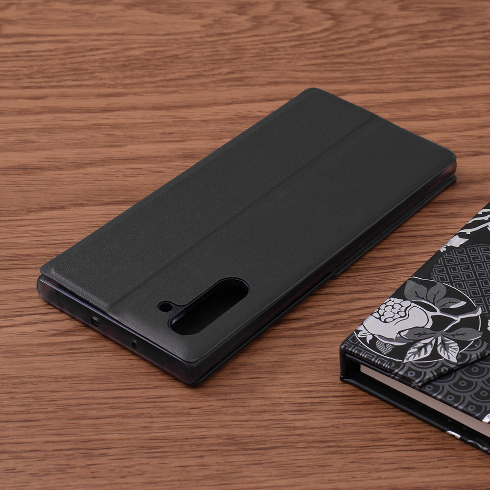 Husa de protectie Techsuit eFold Series compatibila cu Samsung Galaxy Note 10 4G, acoperire spate, negru