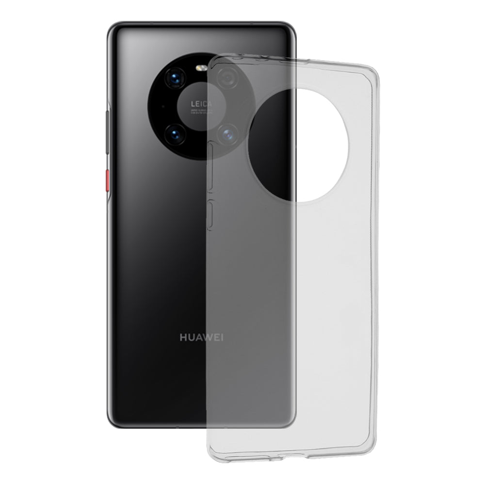 Husa de protectie Techsuit Clear Silicone compatibila cu Huawei Mate 40 Pro, acoperire spate, transparent
