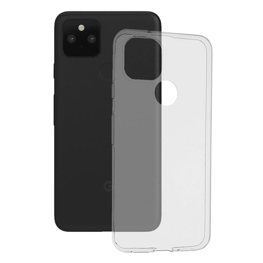 Husa de protectie Techsuit Clear Silicone compatibila cu Google Pixel 5, acoperire spate, transparent