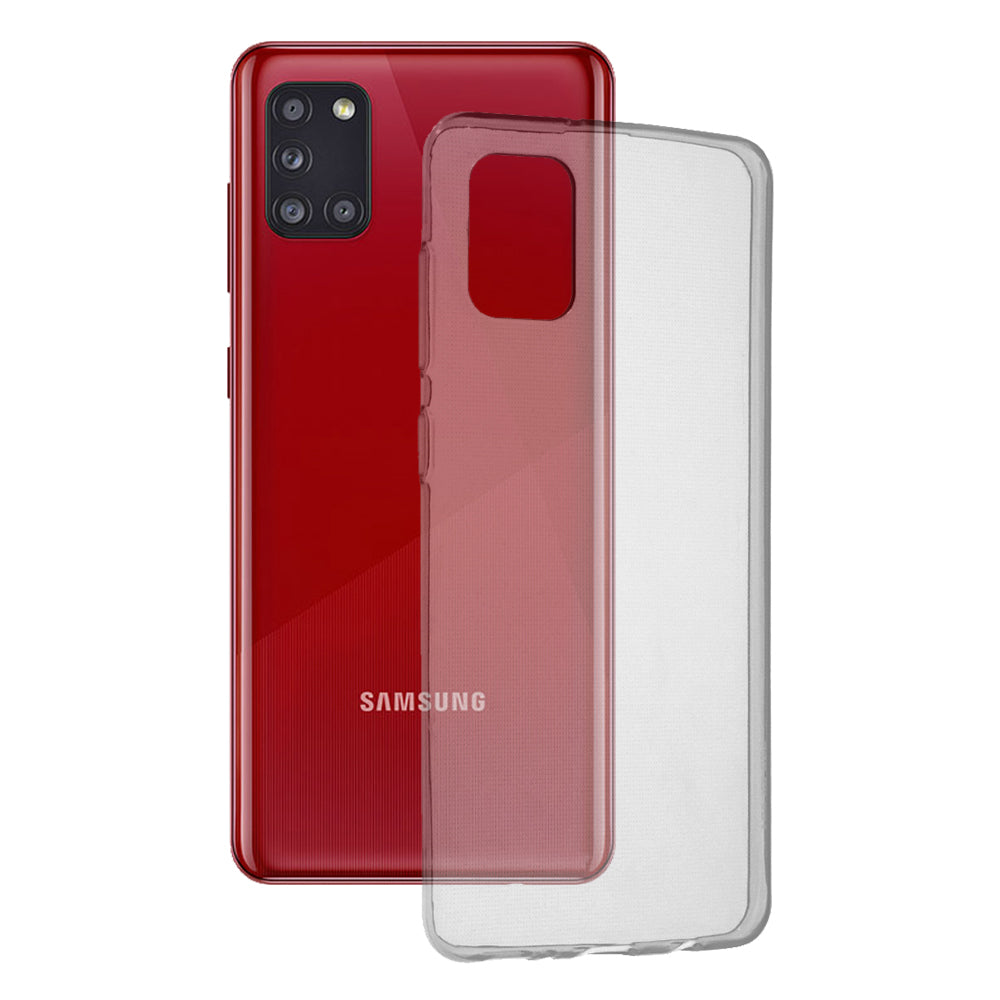 Husa de protectie Techsuit Clear Silicone compatibila cu Samsung Galaxy A31, acoperire spate, transparent