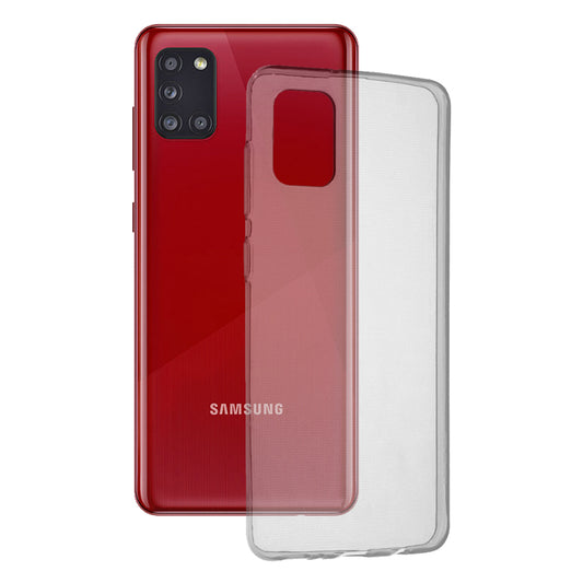 Husa de protectie Techsuit Clear Silicone compatibila cu Samsung Galaxy A31, acoperire spate, transparent