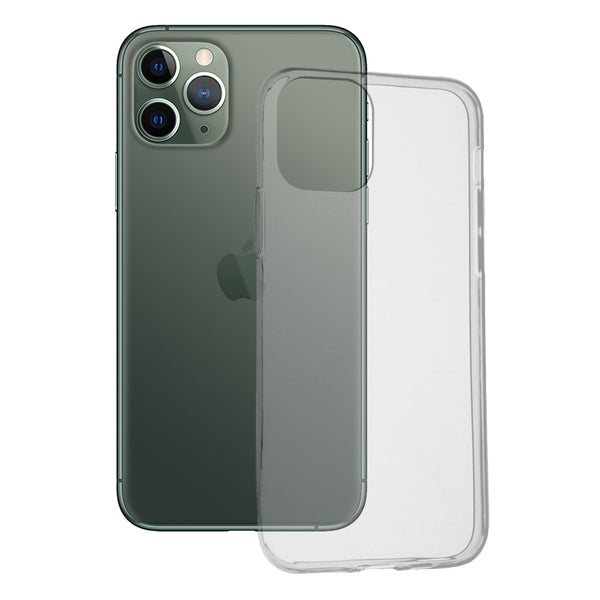 Husa de protectie Techsuit Clear Silicone compatibila cu Apple iPhone 11 Pro, acoperire spate, transparent