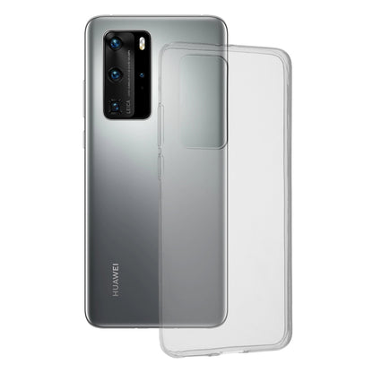 Husa de protectie Techsuit Clear Silicone compatibila cu Huawei P40 Pro, acoperire spate, transparent