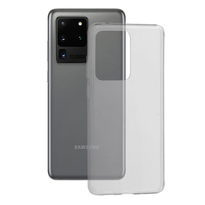 Husa de protectie Techsuit Clear Silicone compatibila cu Samsung Galaxy S20 Ultra 4G, acoperire spate, transparent