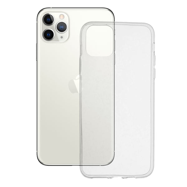 Husa de protectie Techsuit Clear Silicone compatibila cu Apple iPhone 11 Pro Max, acoperire spate, transparent