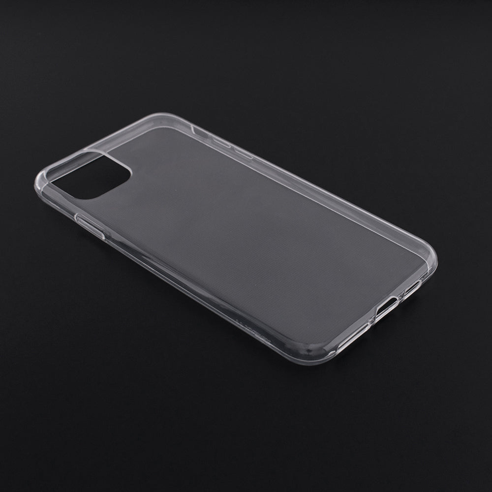 Husa de protectie Techsuit Clear Silicone compatibila cu Apple iPhone 11 Pro Max, acoperire spate, transparent