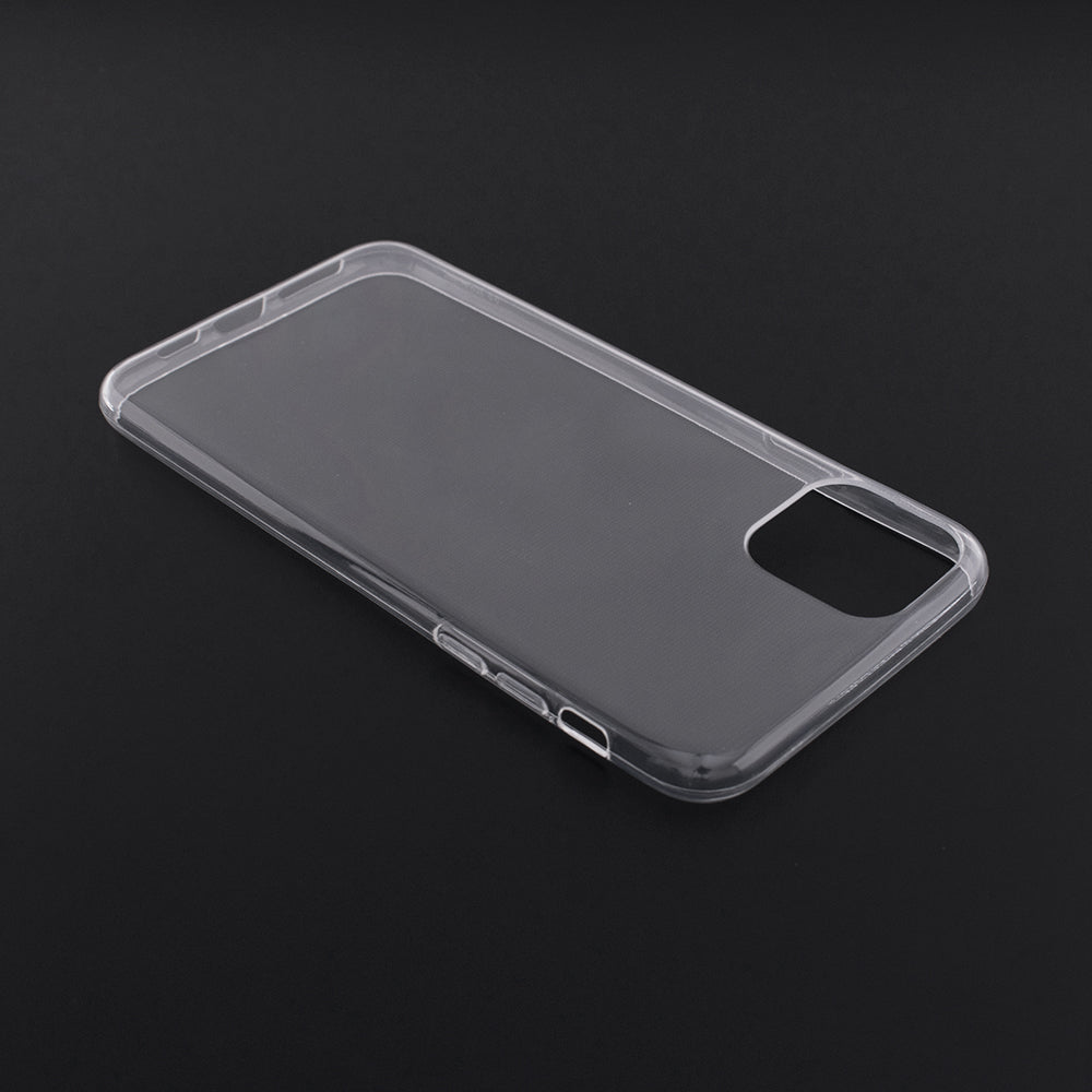 Husa de protectie Techsuit Clear Silicone compatibila cu Apple iPhone 11 Pro Max, acoperire spate, transparent