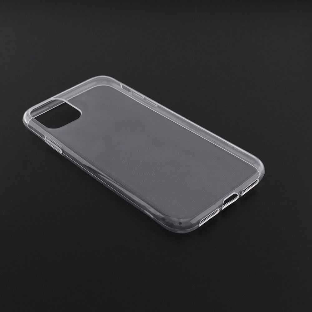 Husa de protectie Techsuit Clear Silicone compatibila cu Apple iPhone 11, acoperire spate, transparent