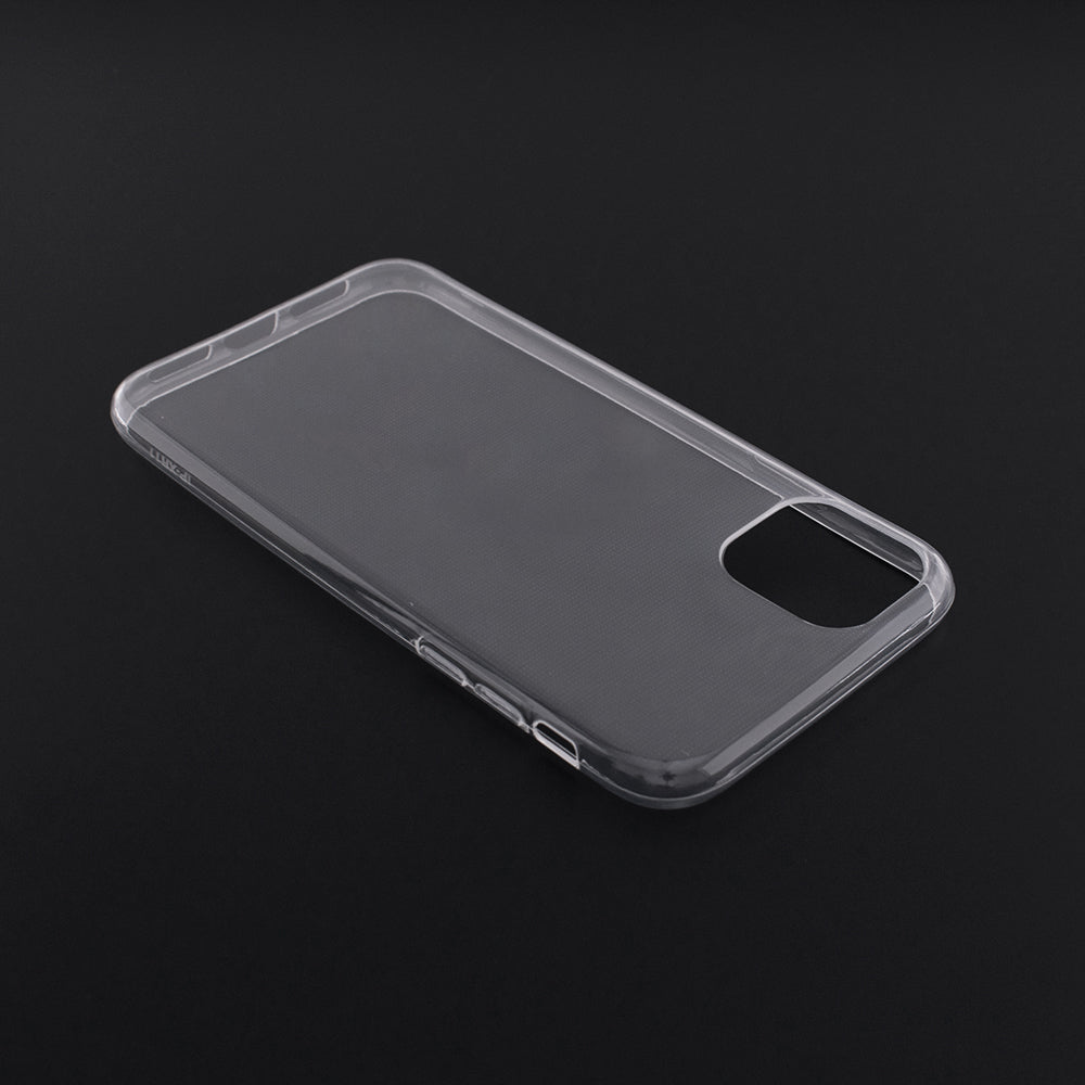 Husa de protectie Techsuit Clear Silicone compatibila cu Apple iPhone 11, acoperire spate, transparent