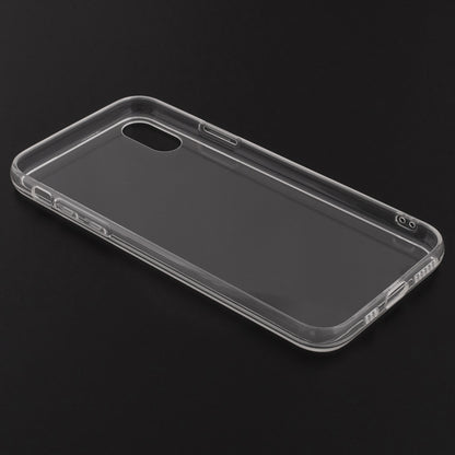 Husa de protectie Techsuit Clear Silicone compatibila cu Apple iPhone X, acoperire spate, transparent
