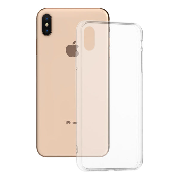 Husa de protectie Techsuit Clear Silicone compatibila cu Apple iPhone XS Max, acoperire spate, transparent