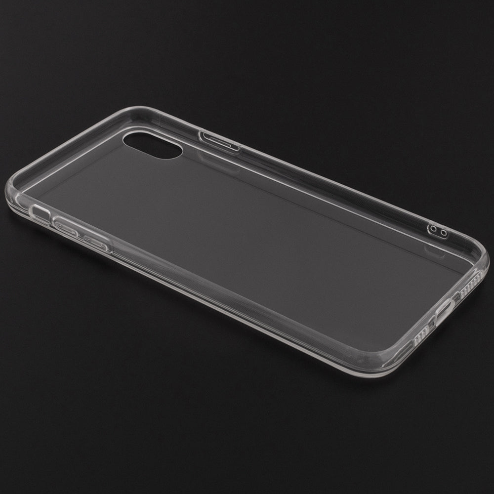 Husa de protectie Techsuit Clear Silicone compatibila cu Apple iPhone XS Max, acoperire spate, transparent