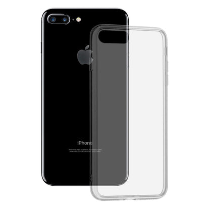 Husa de protectie Techsuit Clear Silicone compatibila cu Apple iPhone 7 Plus / 8 Plus, acoperire spate, transparent