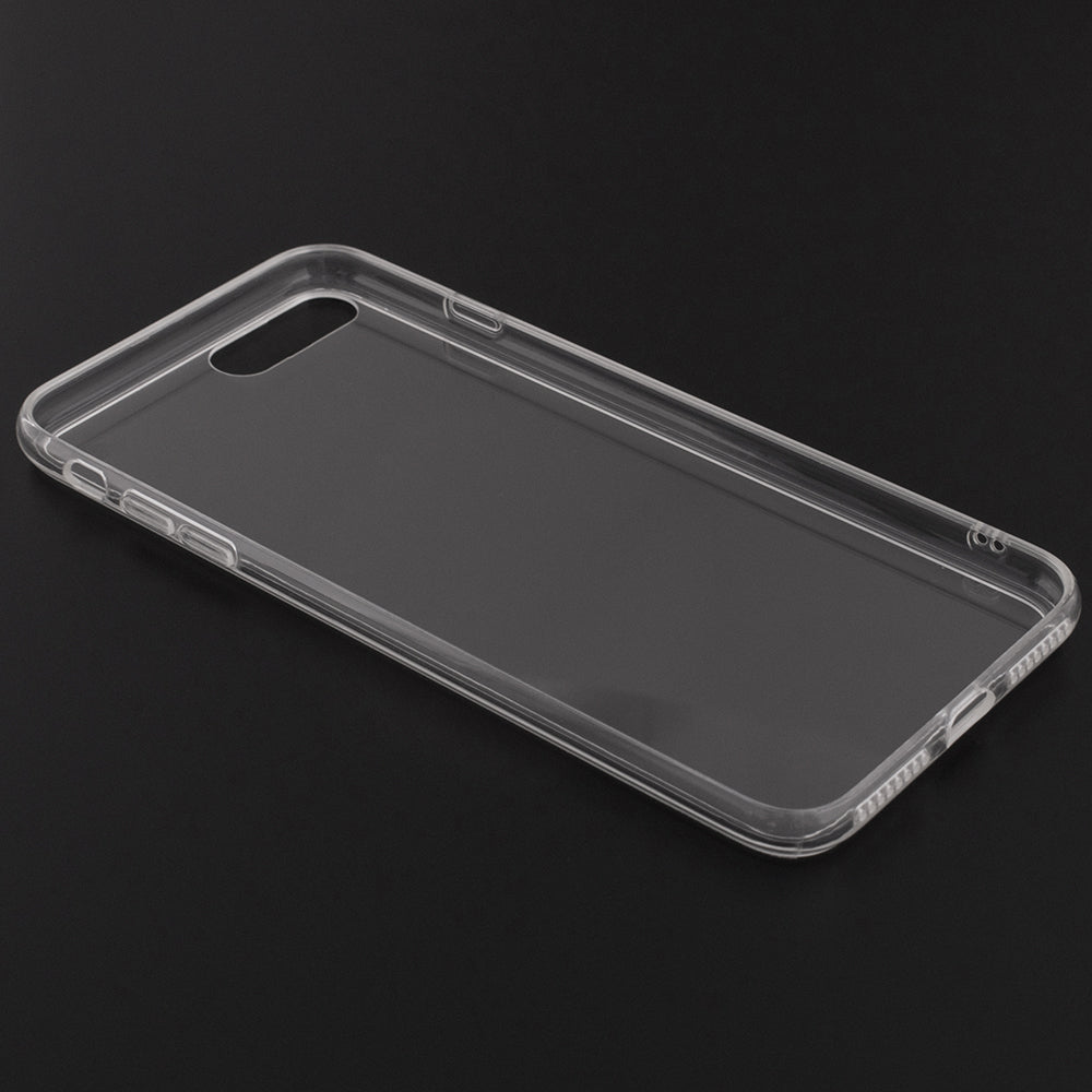 Husa de protectie Techsuit Clear Silicone compatibila cu Apple iPhone 7 Plus / 8 Plus, acoperire spate, transparent