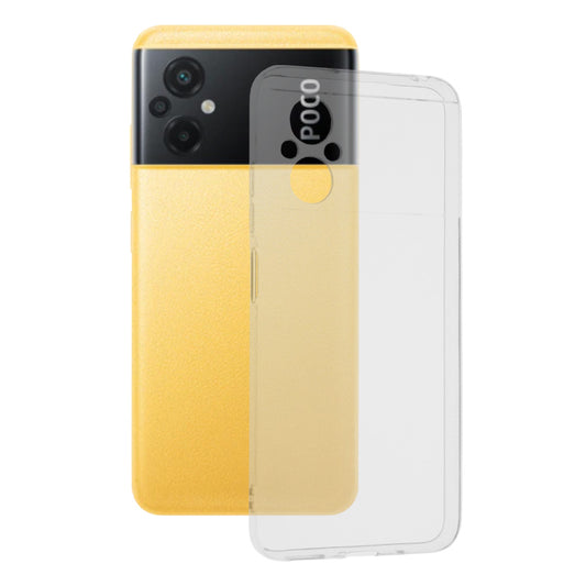 Husa de protectie Techsuit Clear Silicone compatibila cu Xiaomi Poco M5, acoperire spate, transparent
