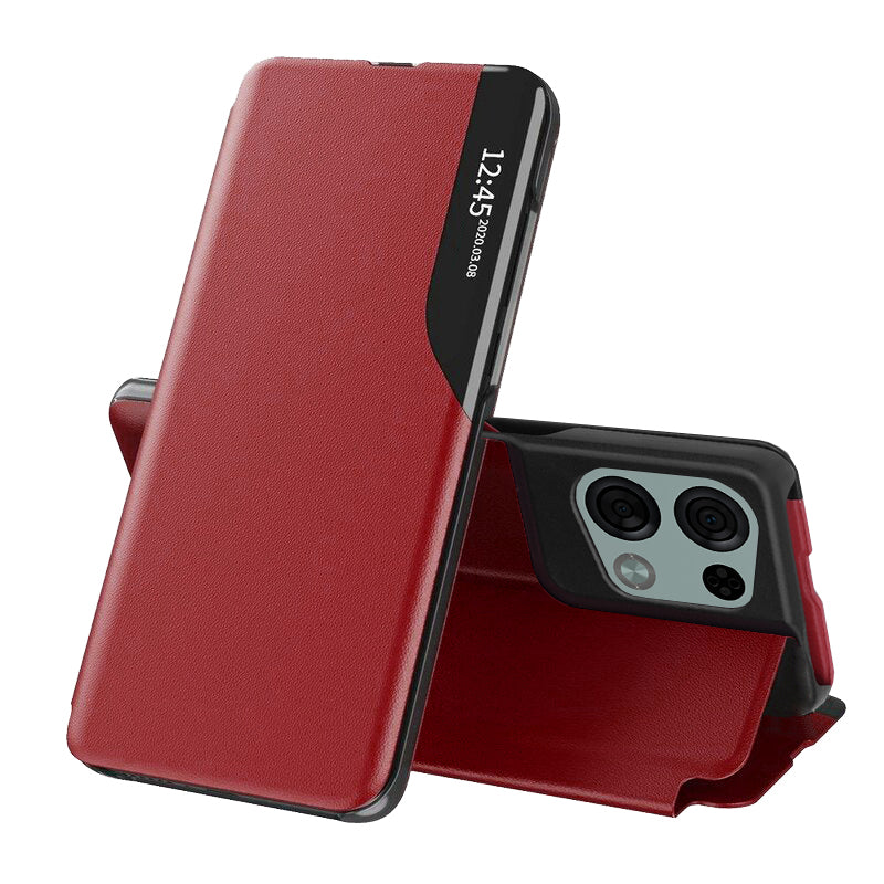 Husa de protectie Techsuit eFold Series compatibila cu Oppo Reno8 Pro, acoperire spate, rosu