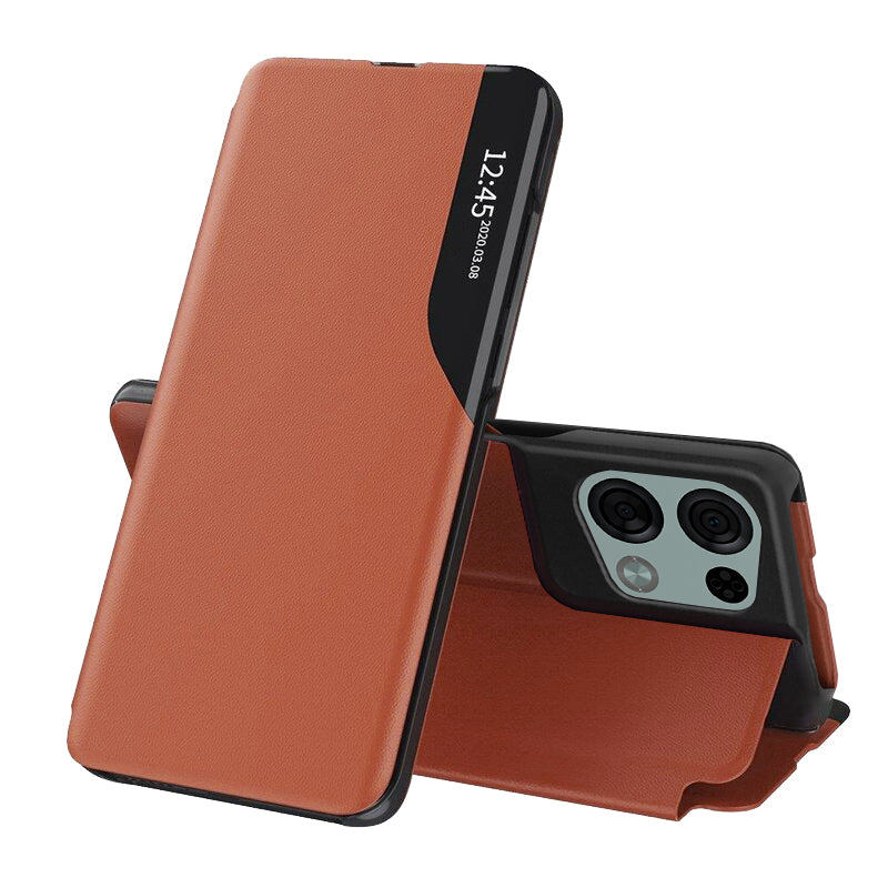 Husa de protectie Techsuit eFold Series compatibila cu Oppo Reno8 Pro, acoperire spate, oranj