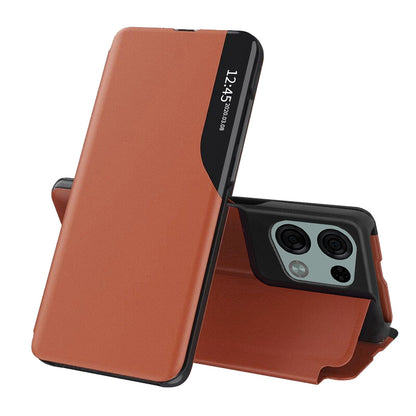 Husa de protectie Techsuit eFold Series compatibila cu Oppo Reno8 Pro, acoperire spate, oranj