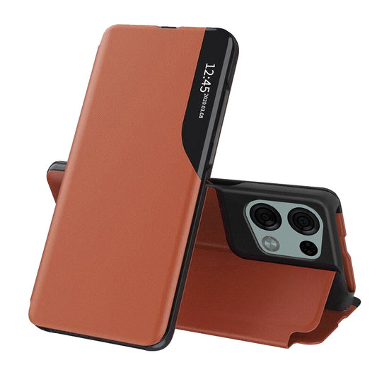 Husa de protectie Techsuit eFold Series compatibila cu Oppo Reno8 Pro, acoperire spate, oranj