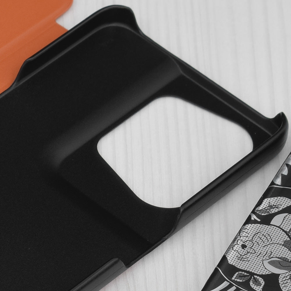 Husa de protectie Techsuit eFold Series compatibila cu Oppo Reno8 Pro, acoperire spate, oranj