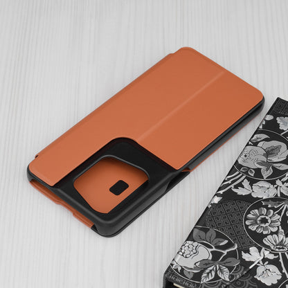 Husa de protectie Techsuit eFold Series compatibila cu Oppo Reno8 Pro, acoperire spate, oranj