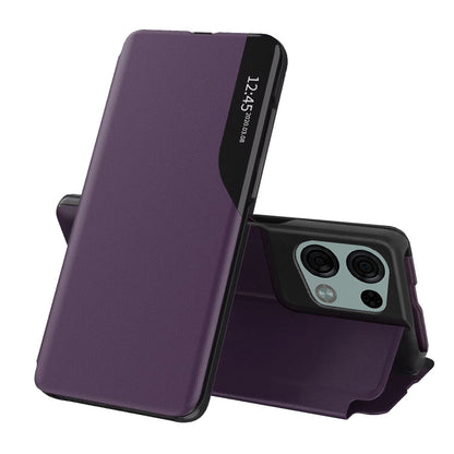 Husa de protectie Techsuit eFold Series compatibila cu Oppo Reno8 Pro, acoperire spate, mov