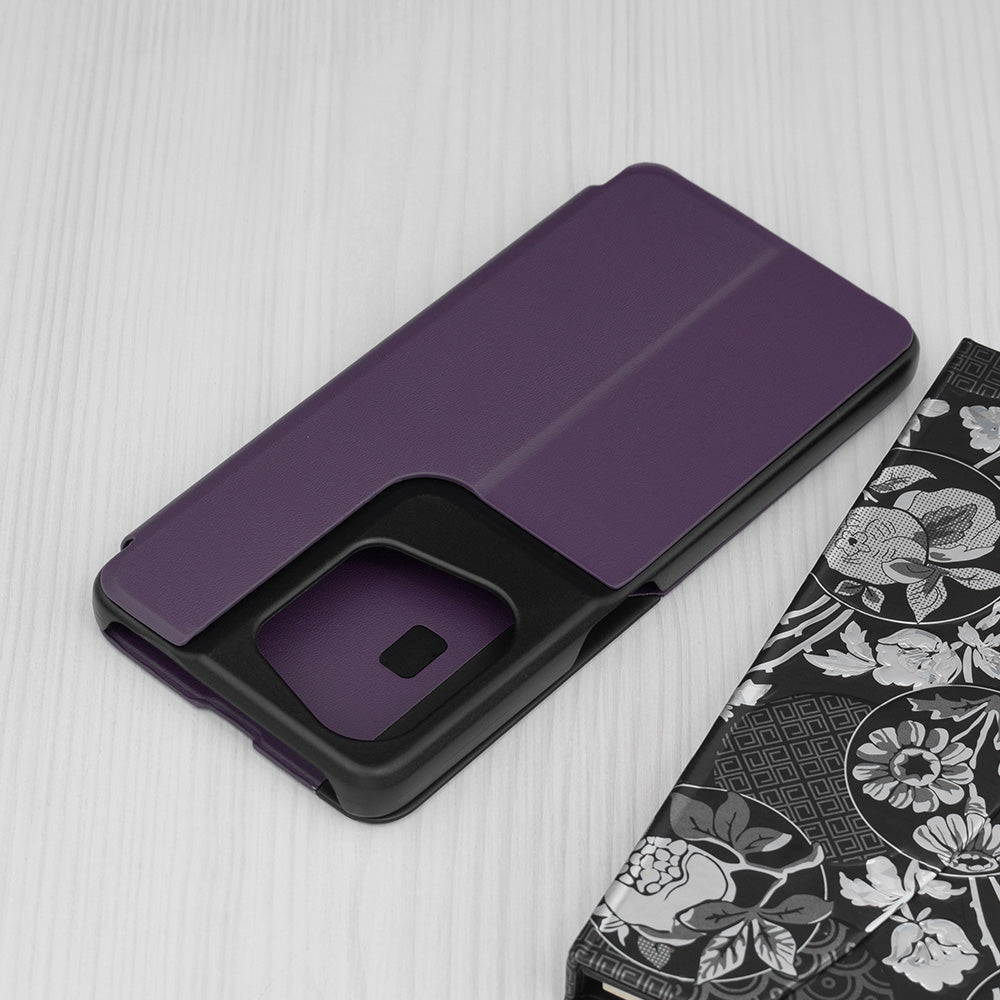 Husa de protectie Techsuit eFold Series compatibila cu Oppo Reno8 Pro, acoperire spate, mov