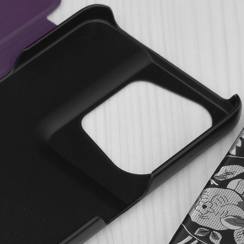 Husa de protectie Techsuit eFold Series compatibila cu Oppo Reno8 Pro, acoperire spate, mov