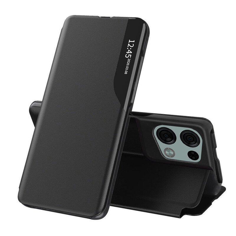 Husa de protectie Techsuit eFold Series compatibila cu Oppo Reno8 Pro, acoperire spate, negru