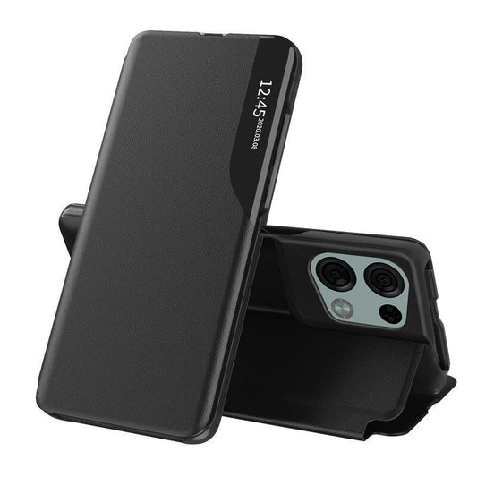 Husa de protectie Techsuit eFold Series compatibila cu Oppo Reno8 Pro, acoperire spate, negru