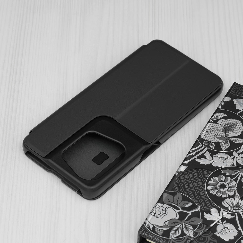 Husa de protectie Techsuit eFold Series compatibila cu Oppo Reno8 Pro, acoperire spate, negru