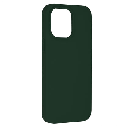 Husa de protectie Techsuit Soft Edge Silicone compatibila cu Apple iPhone 14 Pro Max, acoperire spate, verde inchis