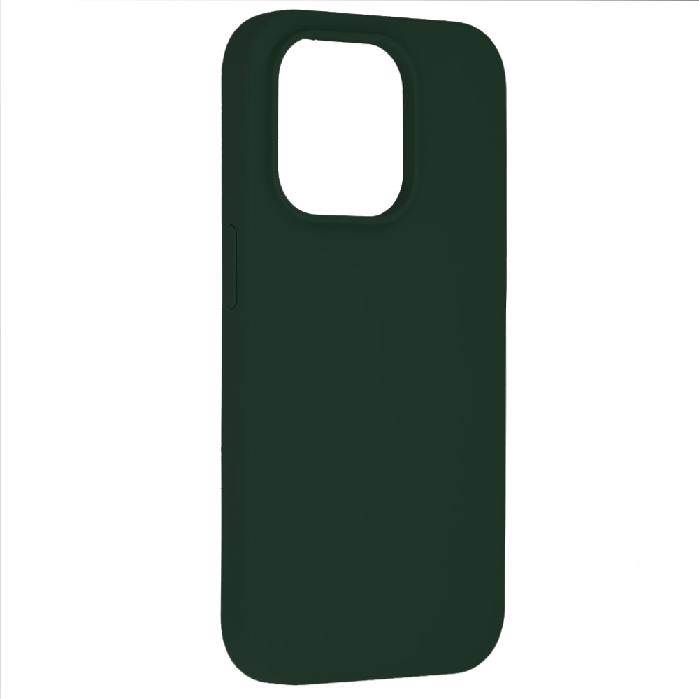 Husa de protectie Techsuit Soft Edge Silicone compatibila cu Apple iPhone 14 Pro, acoperire spate, verde inchis