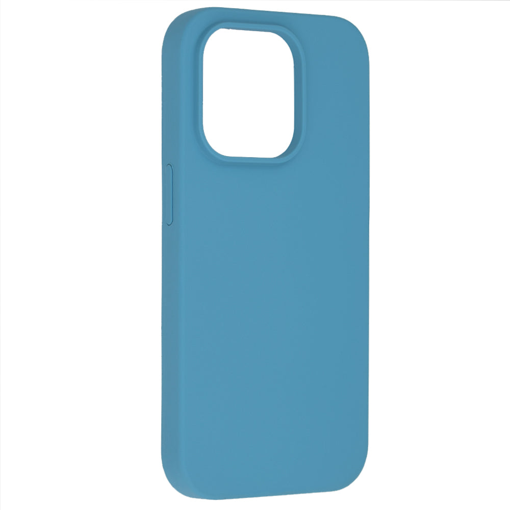 Husa de protectie Techsuit Soft Edge Silicone compatibila cu Apple iPhone 14 Pro, acoperire spate, albastru deschis