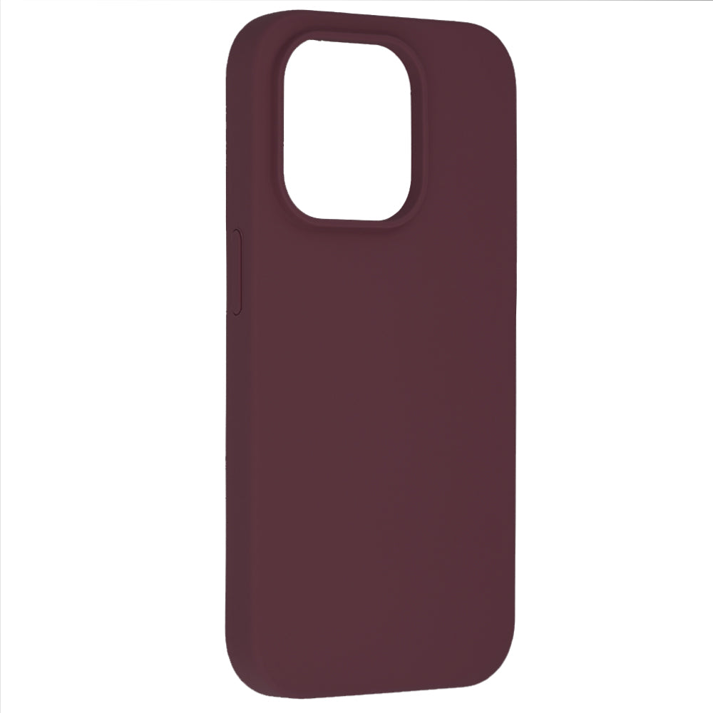 Husa de protectie Techsuit Soft Edge Silicone compatibila cu Apple iPhone 14 Pro, acoperire spate, visiniu