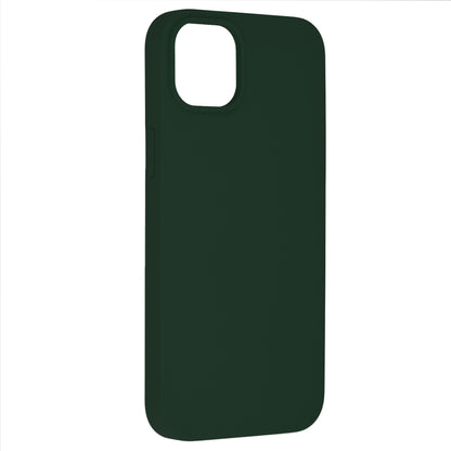 Husa de protectie Techsuit Soft Edge Silicone compatibila cu Apple iPhone 14 Plus, acoperire spate, verde inchis