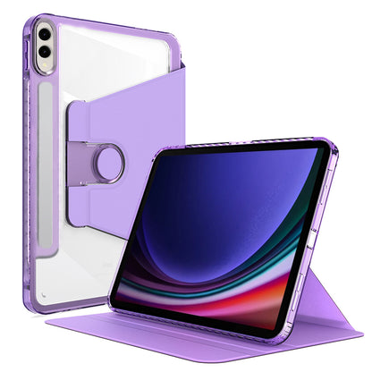 Husa de protectie pentru tableta Techsuit Crystal Vision compatibila cu Samsung Galaxy Tab S9 Ultra, Policarbonat TPU, mov