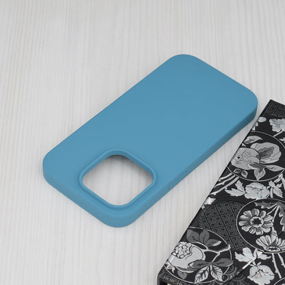 Husa de protectie Techsuit Soft Edge Silicone compatibila cu Apple iPhone 14 Pro, acoperire spate, albastru deschis