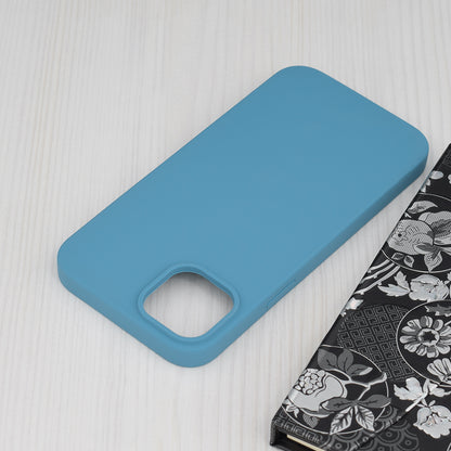 Husa de protectie Techsuit Soft Edge Silicone compatibila cu Apple iPhone 14 Plus, acoperire spate, albastru deschis