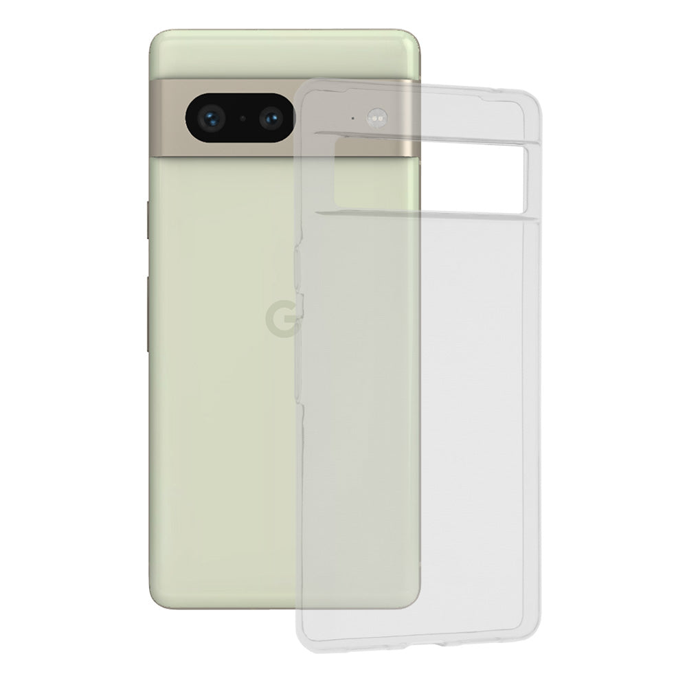 Husa de protectie Techsuit Clear Silicone compatibila cu Google Pixel 7, acoperire spate, transparent