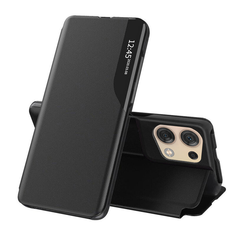 Husa de protectie Techsuit eFold Series compatibila cu Oppo Reno8 5G, acoperire spate, negru