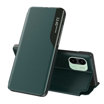 Husa de protectie Techsuit eFold Series compatibila cu Xiaomi Redmi A2, acoperire spate, verde inchis