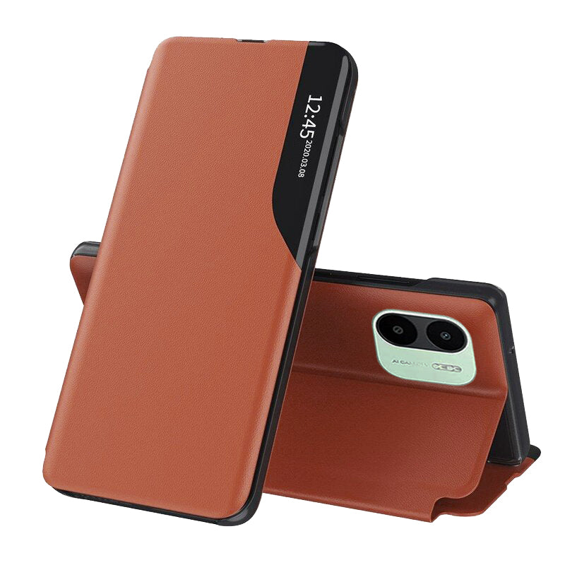Husa de protectie Techsuit eFold Series compatibila cu Xiaomi Redmi A1, acoperire spate, oranj