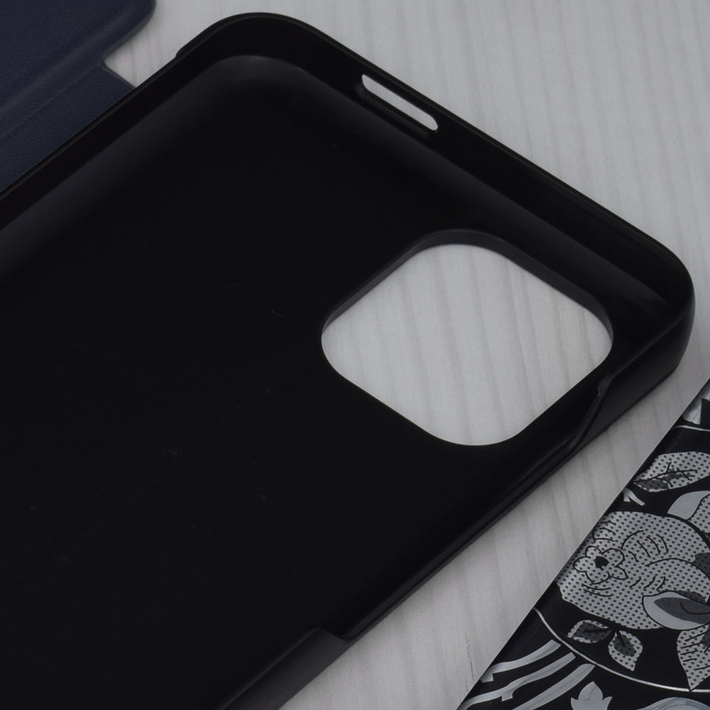 Husa de protectie Techsuit eFold Series compatibila cu Xiaomi Redmi Note 10 5G, acoperire spate, negru
